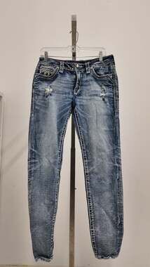 Rock Revival Distressed Alternative Skinny Jeans - Size 31